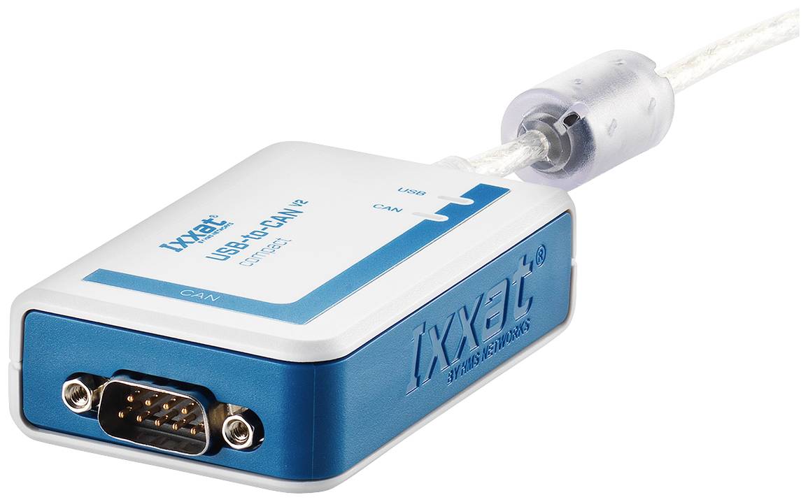 Ixxat 1.01.0281.12001 USB-to-CAN V2 compact mit D-Sub-9 Schnittstelle Convertitore CAN 5 V/DC 1 pz.