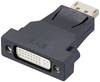 Renkforce RF-4212237 DisplayPort / DVI adaptér [1x zástrčka DisplayPort - 1x DVI zásuvka 24+5-pólová] čierna