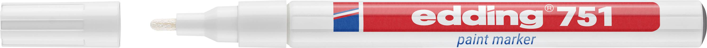 Edding 4-751049 751 paint marker popisovač na laky biela 1 mm, 2 mm N/A