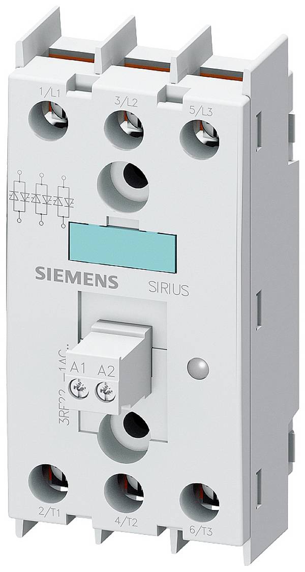 Siemens polovodičové relé 3RF22301AC45 30 A Spínacie napätie (max.): 600 V/AC spínanie pri nulovom napätí 1 ks