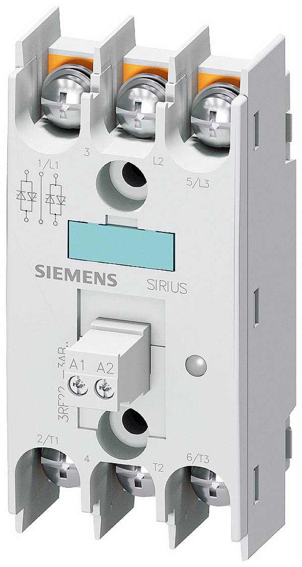 Siemens polovodičové relé 3RF22303AB45 30 A Spínacie napätie (max.): 600 V/AC spínanie pri nulovom napätí 1 ks