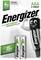 'Energizer AAA 2-balenie: Nabíjacie batérie s 700mAh, prednabitý. 15% recyklovaného materiálu, až 4x dlhšia životnosť. Séria Power Plus.'