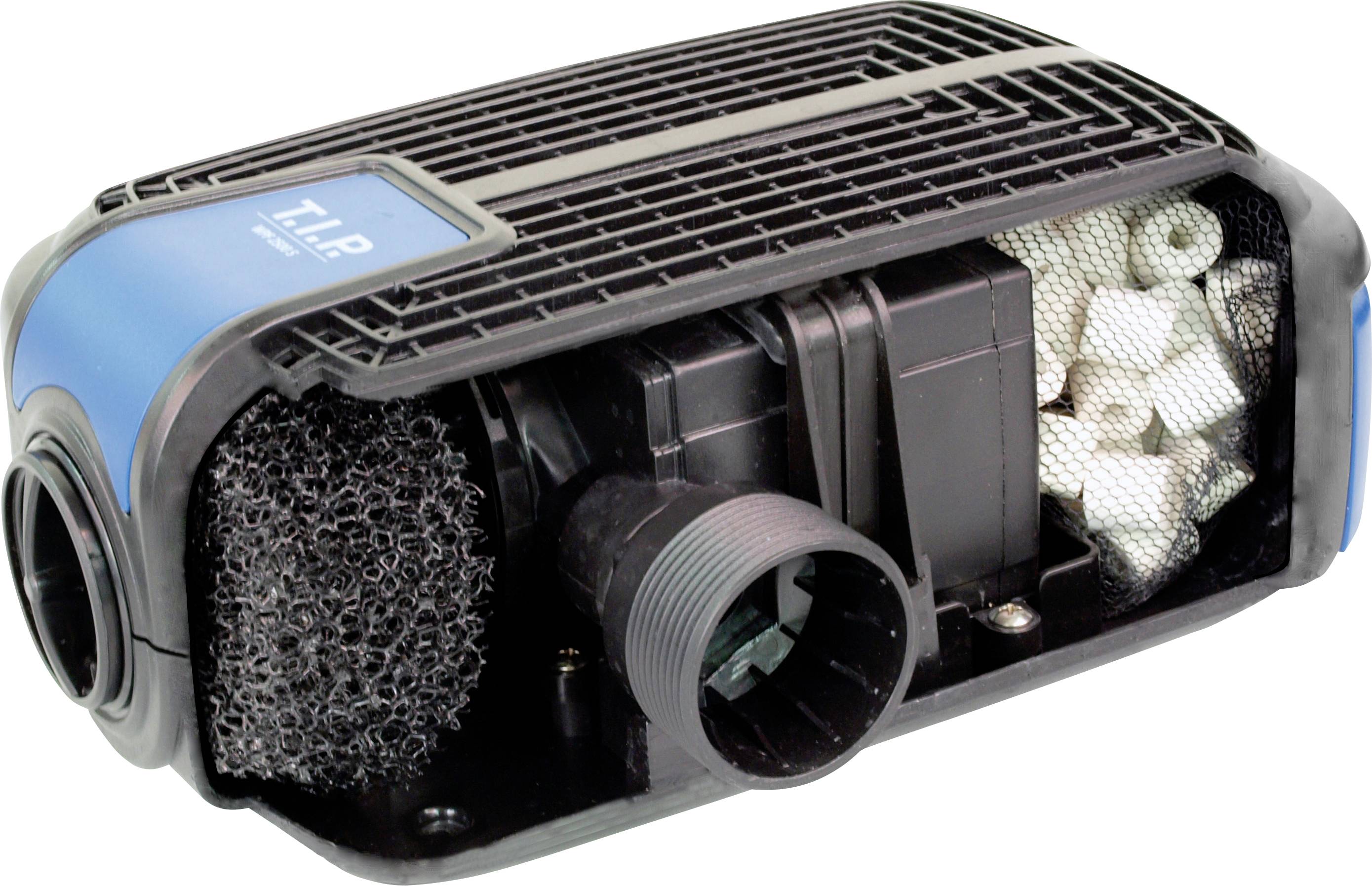 T.I.P. TIP Pompe de bassin 4 en 1 - pour bassin de 8 500 l, 3 500 l/h, filtre/ruisseau/fontaine, WPF 3500 S, 30427 2