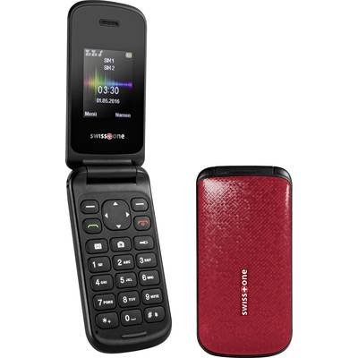 swisstone SC 330 véčkový telefón červená
