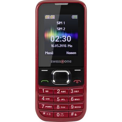 swisstone SC 230 mobilný telefón Dual SIM červená
