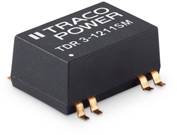 TracoPower TDR 3-2422SM DC / DC menič napätia, DPS 24 V/DC 12 V/DC, -12 V/DC 125 mA 3 W Počet výstupov: 2 x