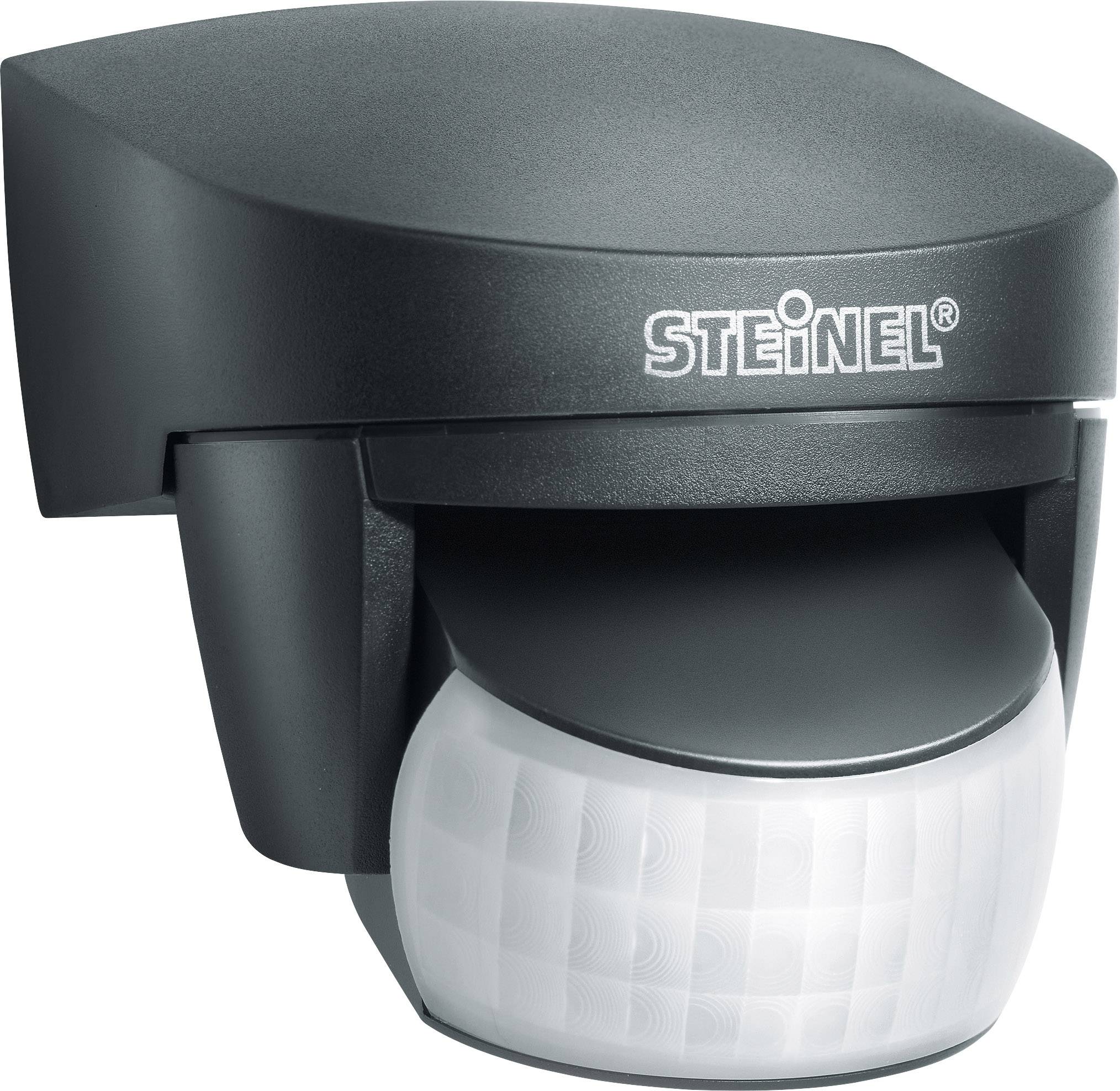 Conrad Steinel 608811 PIR-bewegingsmelder Opbouw (op muur) 140 ° Relais Zwart IP54 aanbieding