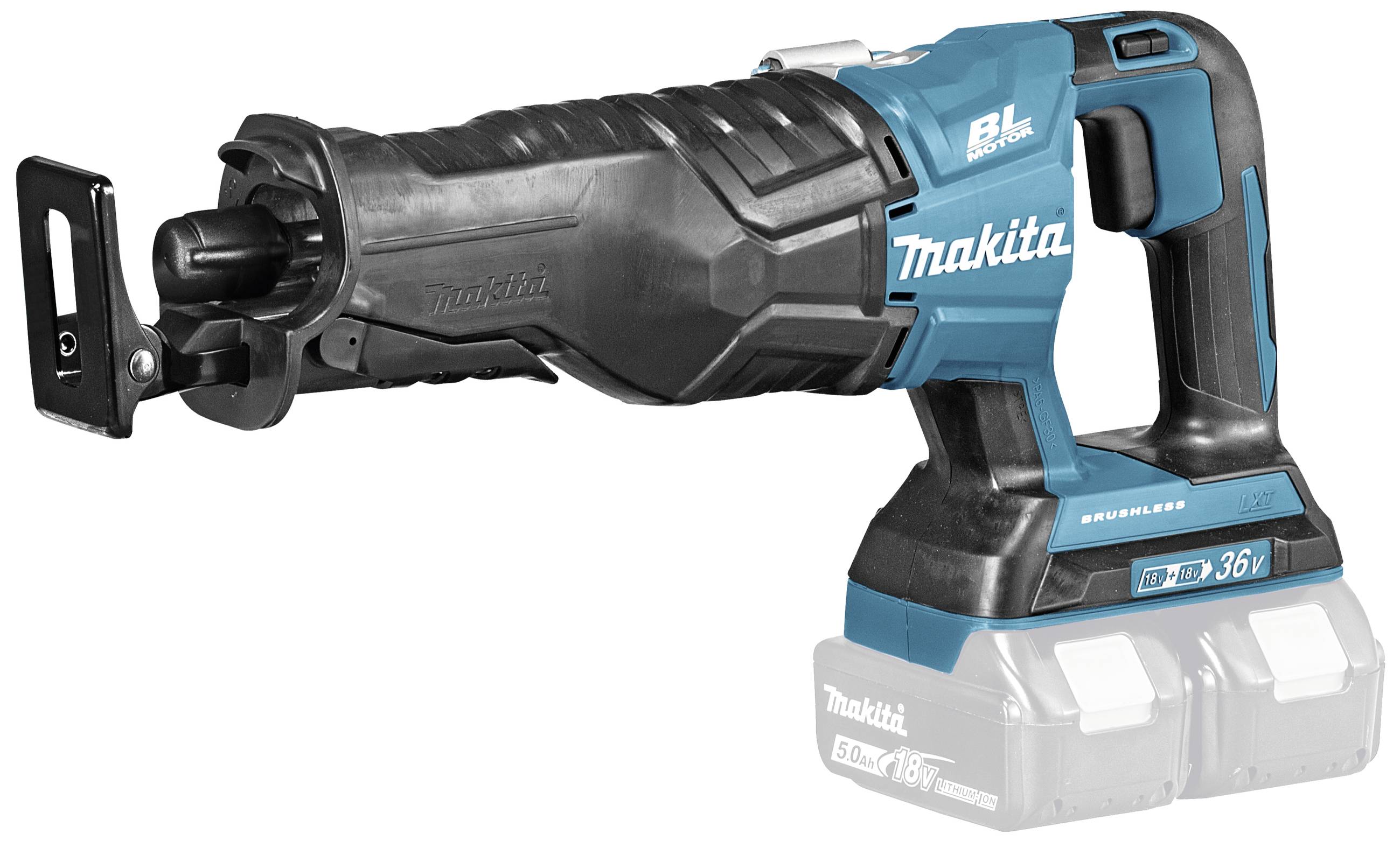 Makita Tigersåg Batteridriven DJR360ZK exkl. batteri/laddare 18 V