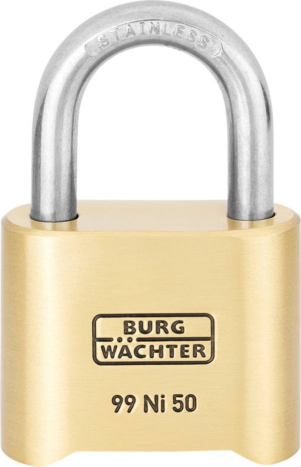 Burg Wächter No. 99 Ni 50 SB visiaci zámok     mosadz na heslo