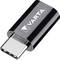 Čierna USB-C nabíjačka s nápisom 'Varta', vhodná na nabíjanie elektronických zariadení.