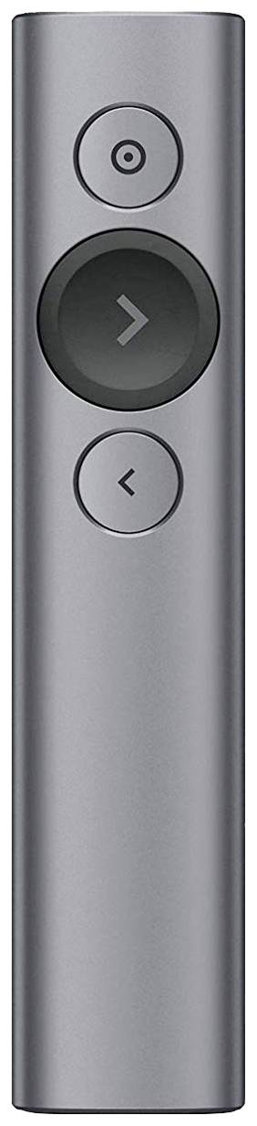 Logitech Spotlight Presentasjonsfjernkontroll – Intuitiv Navigasjon, Langt Driftsområde (Log910004861, 1 Eske)