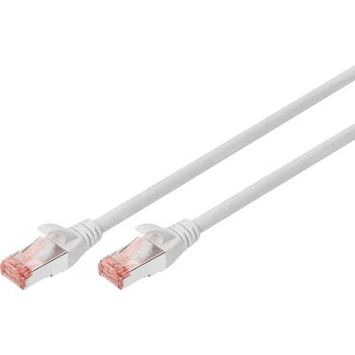 Biely ethernetový kábel s dvomi RJ45 konektormi, vhodný pre sieťové pripojenia.