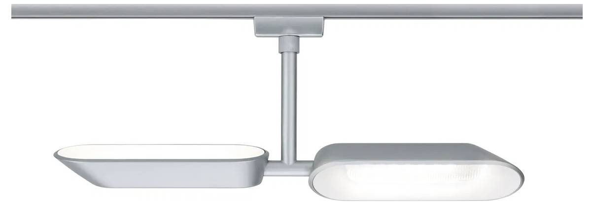 Moderné stropné svietidlo s dvoma žiarovkami v bielej farbe s elegantným, súčasným dizajnom; vhodné pre štýlové osvetlenie miestností.