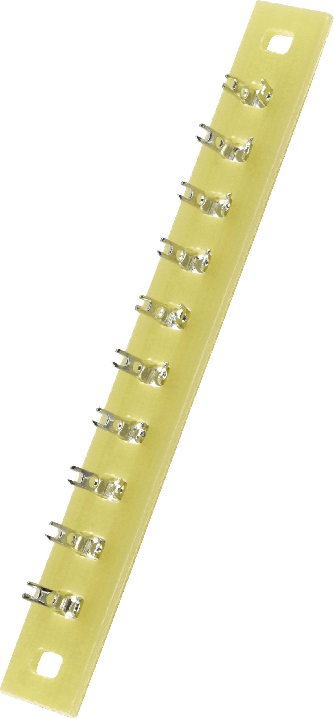 TRU COMPONENTS Soldeerlijst Enkele rij Totaal aantal polen 10 Epoxide (l x b x h) 74 x 9 x 1.5 mm 1 stuk(s) afbeelding