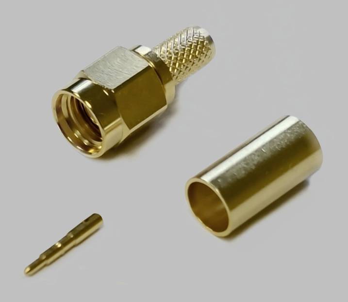 TRU COMPONENTS 1579491 SMA-stikforbindelse Stik, lige 1 stk