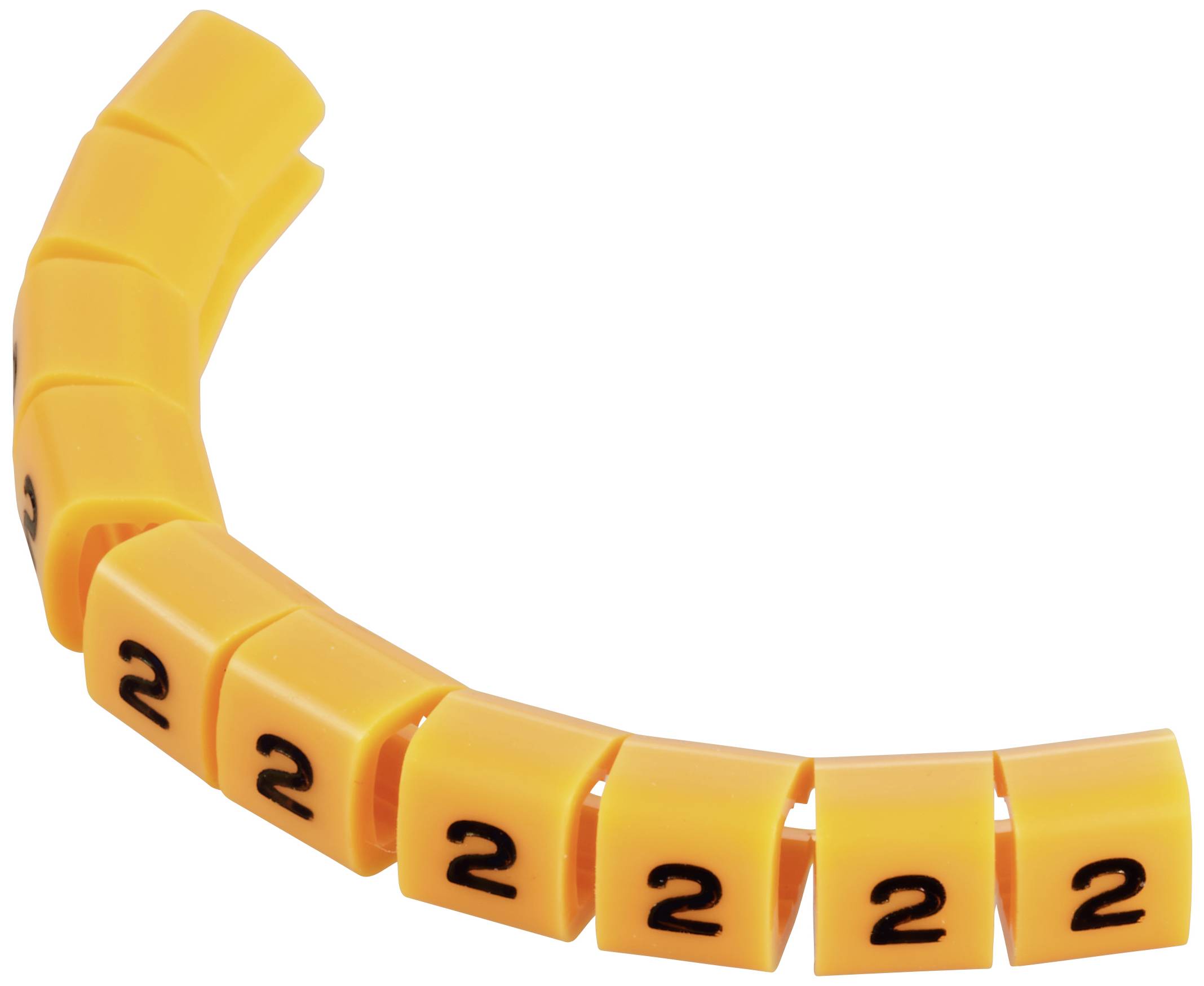 TRU COMPONENTS TC-MB1/2203 Clip segnafili Legenda (segnacavi) 2 Intervallo diametro esterno 3 fino a 3.60 mm