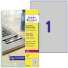Avery-Zweckform L6013-8 210 x 297 mm prehľad produktov fólie strieborná 8 ks trvalé typové štítky laser, kópie