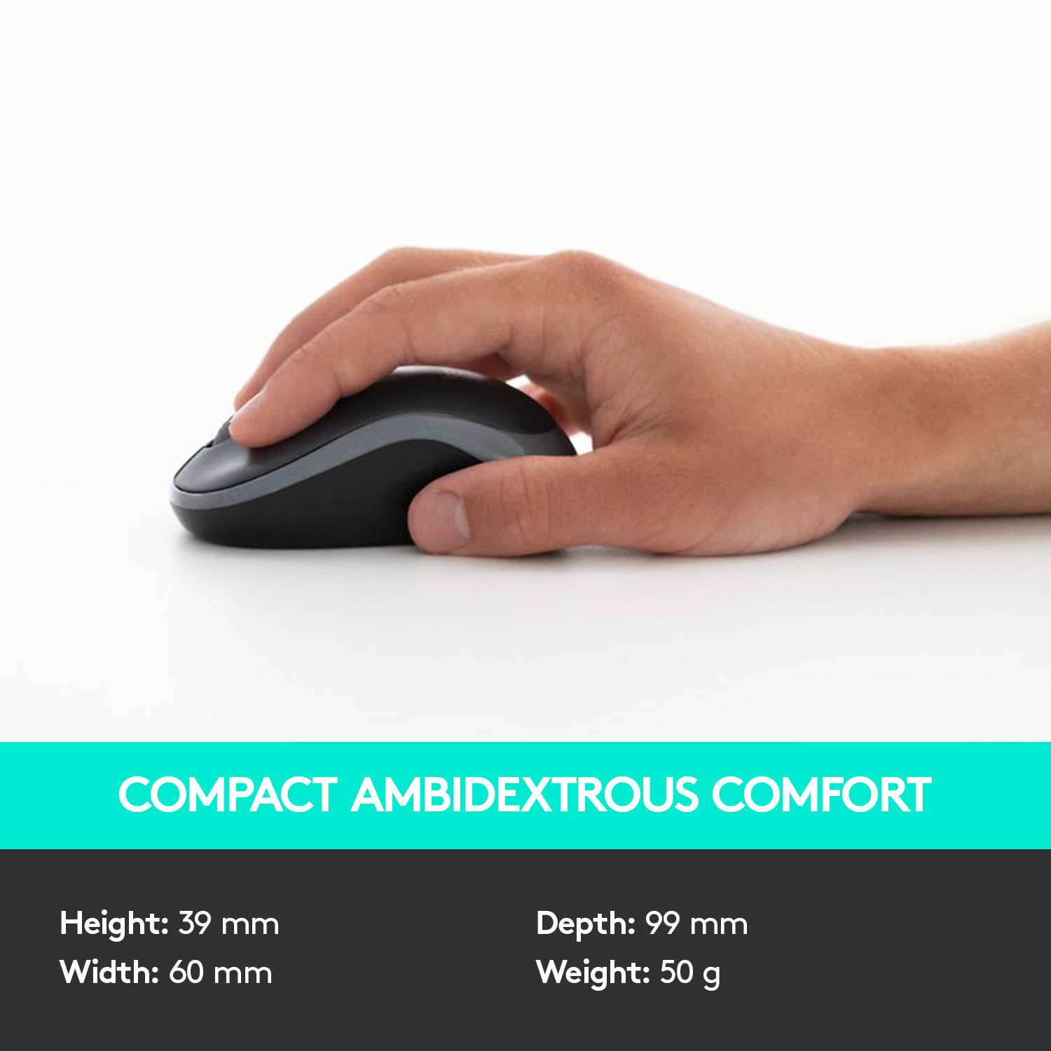 Čierna klávesnica Logitech so zaoblenými hranami, obsahuje 11 špeciálnych klávesov pre zvýšenú produktivitu.
