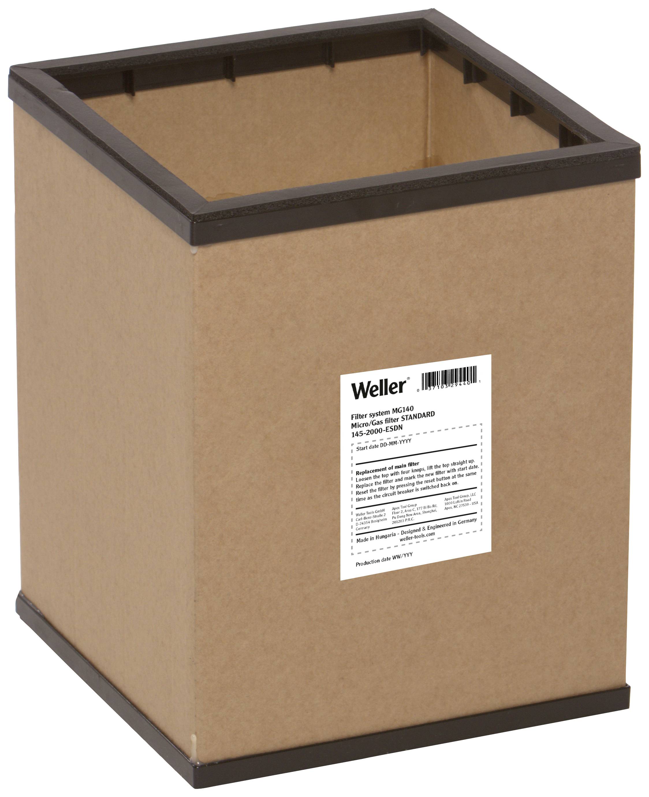Weller 145-2000-ESDN Filtro antiparticolato 1 pz.