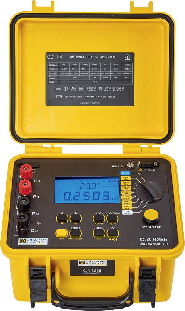 Chauvin Arnoux C.A 6255 mikroohmmeter