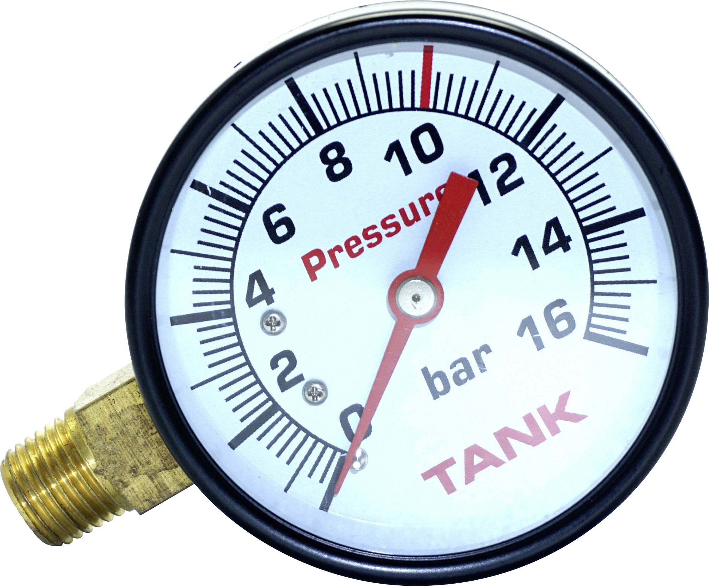 Aerotec Manometer 9052070 Schroefdraad (buiten) 1/4 1 stuk(s) afbeelding