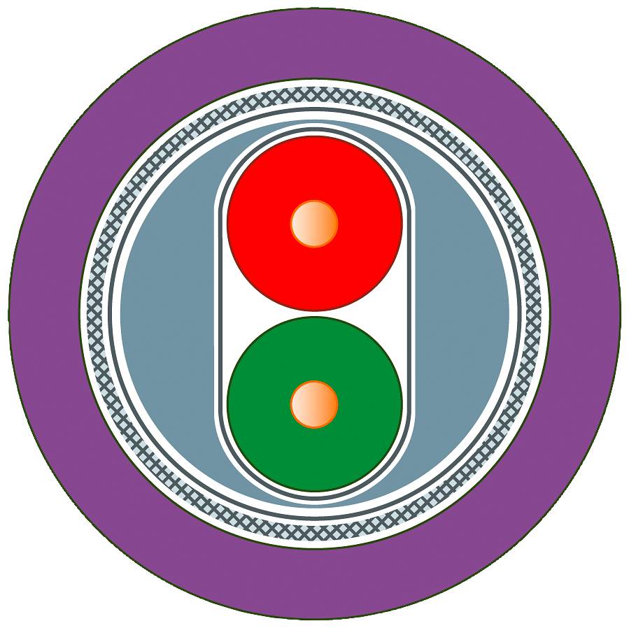 Cavo per sistemi BUS Violetto Siemens 6XV18301EN50 1 pz.