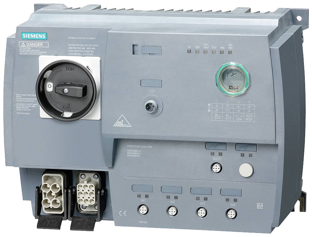 Siemens 3RK1315-6NS71-1AA0 3RK13156NS711AA0 Starter motore Potenza motore a 400 V 4 kW 400 V Corrente nominale 9 A