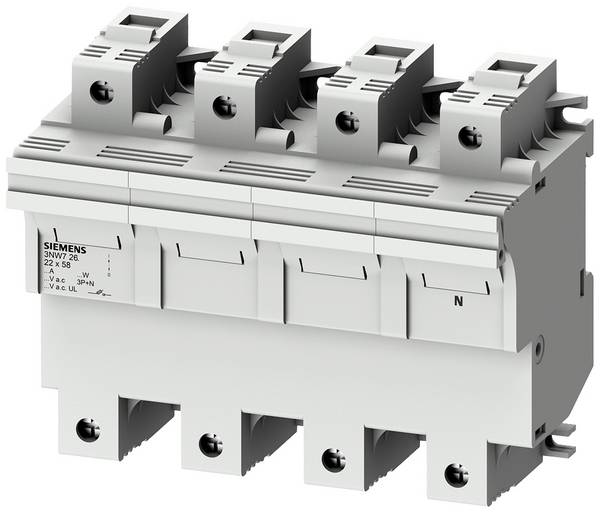 Siemens 3NW7261, 3NW7261 držiak na valcové poistky, 690 V/AC, 100 A, 1 ks