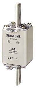 Siemens 3NA3260 Inserto fusibile Misura fusibile = 2 400 A 500 V 3 pz.
