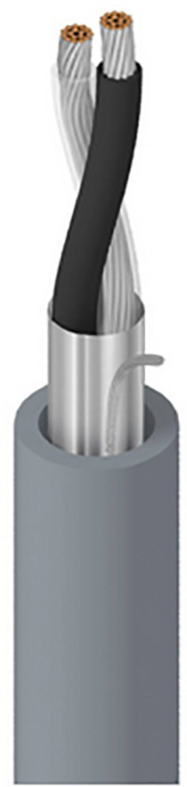 Belden 8760NH.00305 nástrojový kábel LSZH 2 x 0.81 mm² chróm metrový tovar