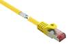 Renkforce RF-5370036 RJ45 sieťové káble, prepojovacie káble CAT 6 S/FTP 15.00 m žltá s ochranou, pozlátené kontakty, samozhášavý 1 ks
