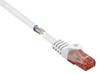 Renkforce RF-5044026 RJ45 sieťové káble, prepojovacie káble CAT 6 U/UTP 10.00 m biela s ochranou, bez halogénov 1 ks