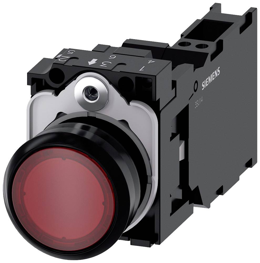 Siemens 3SU1102-0AB20-3FA0, 3SU11020AB203FA0 tlačidlo, 1 ks-0