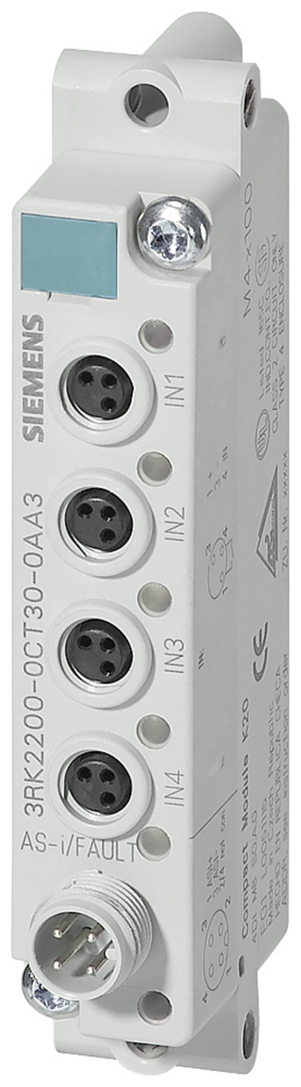 Siemens 3RK2100-1CT30-0AA3 vstupný / výstupný modul 24 V/DC