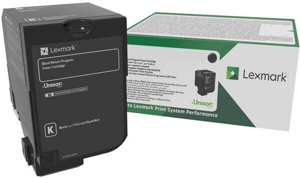 Lexmark CS720 CS725 CX725 vratný toner originál  čierna Maximálny rozsah stárnek 3000 Seiten