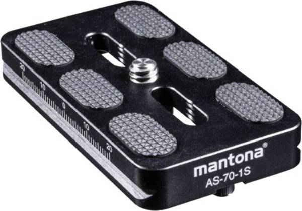 Mantona AS-70-1S doska pre rýchlu výmenu Vonkajší závit=1/4"