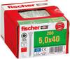 Fischer 652880 skrutka zo zápustnou hlavou 5 mm 40 mm ITX glavanizované zinkom 200 ks