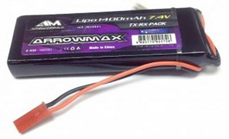 ArrowMax LiPo ontvangeraccu 7.4 V 1400 mAh Stick BEC