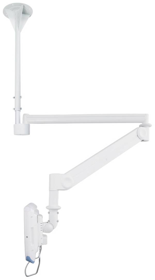 Neomounts FPMA-HAC100  stropný držiak na monitor 25,4 cm (10") - 61 cm (24") výškovo nastaviteľný, sklápajúci, nakláňací