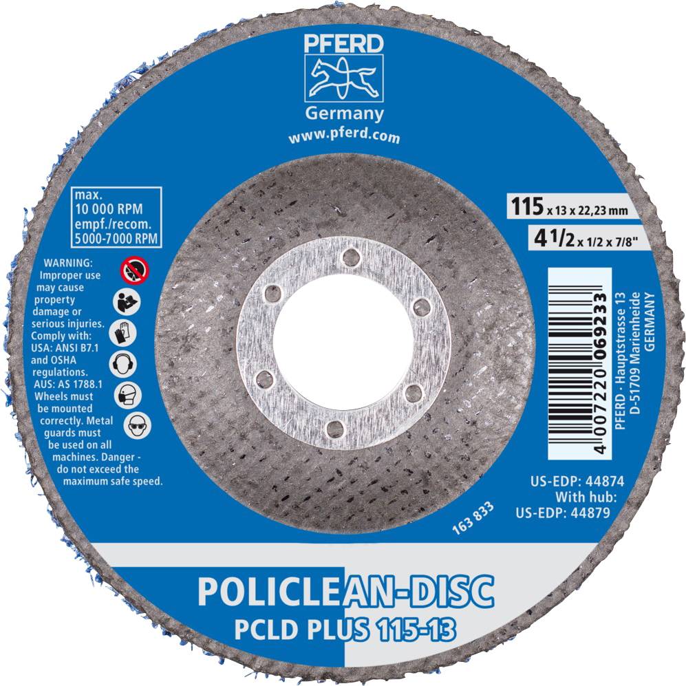 PFERD TOOLS 44692716 Disk POLICLEAN PLUS PCLD PLUS 115-13 115 mm 5 ks