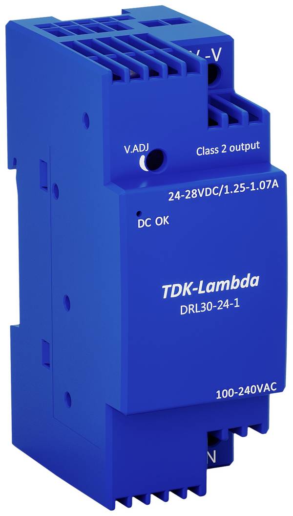 TDK-Lambda DRL30-24-1 sieťový zdroj na montážnu lištu (DIN lištu), 24 V, 1.25 A, 30 W