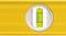 Žltý vodováhový prístroj s ampulkou, ktorá presne indikuje horizontálnu polohu.
