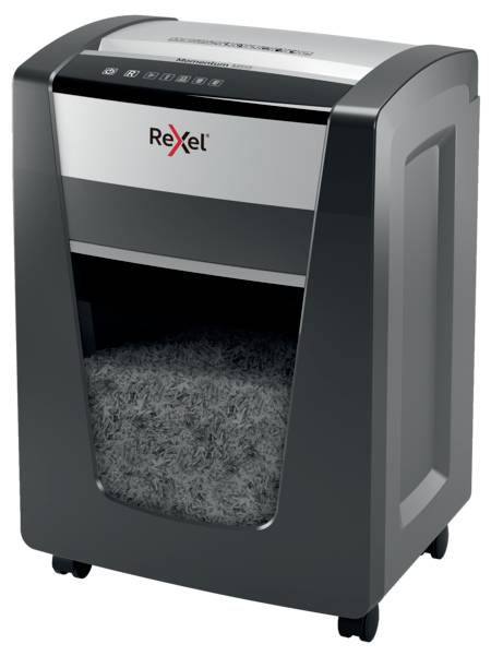 Rexel Momentum M515 skartovačka mikrorez 2 x 15 mm 30 l Počet listov (max.): 15 listov Krížový rez sponky do zošívačky, -0