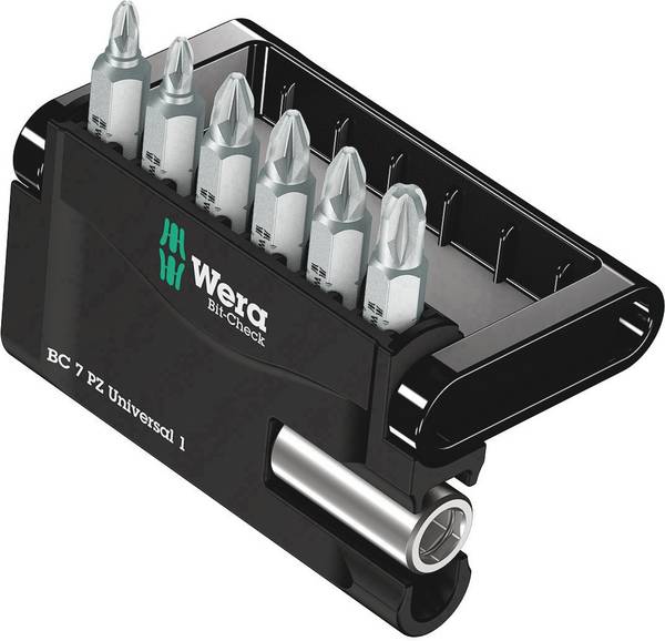 Wera Bit-Check 7 PZ Universal 1 05056296001 sada bitov, 7-dielna
