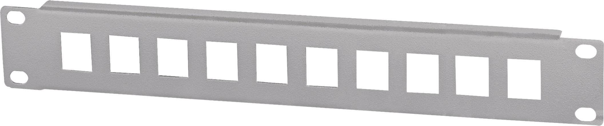 Intellinet 714969 10 Porte Patchpanel di rete 254 mm (10) 1 U Grigio (RAL 7035) senza connettori