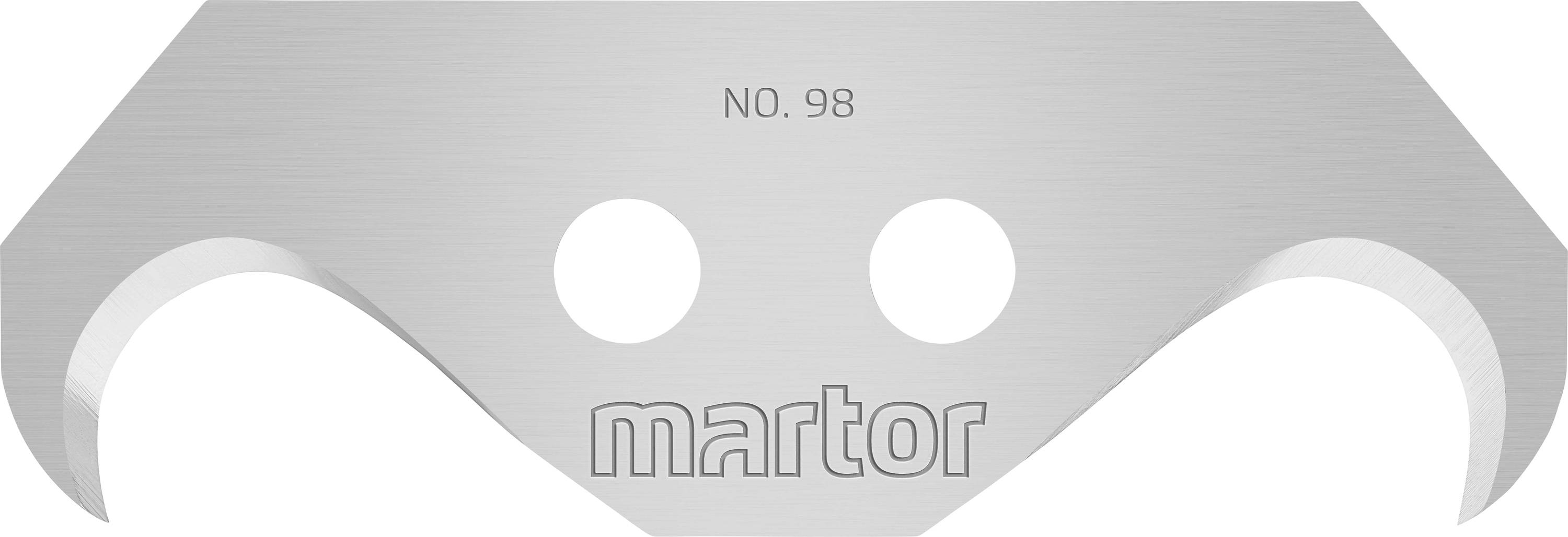 MARTOR 9870 Lama a uncino n. 98 10 pz.