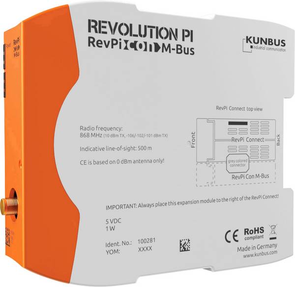 Revolution Pi by Kunbus RevPi Con MBUS bus modul M-Bus
