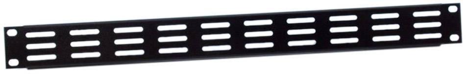 ADAM HALL  - Panneau de ventilation en acier avec fentes horizontales - 1U