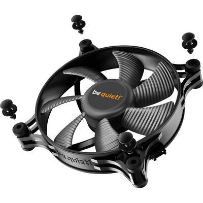 BeQuiet Shadow Wings 2 PC vetrák s krytom čierna (š x v x h) 120 x 120 x 25 mm-0