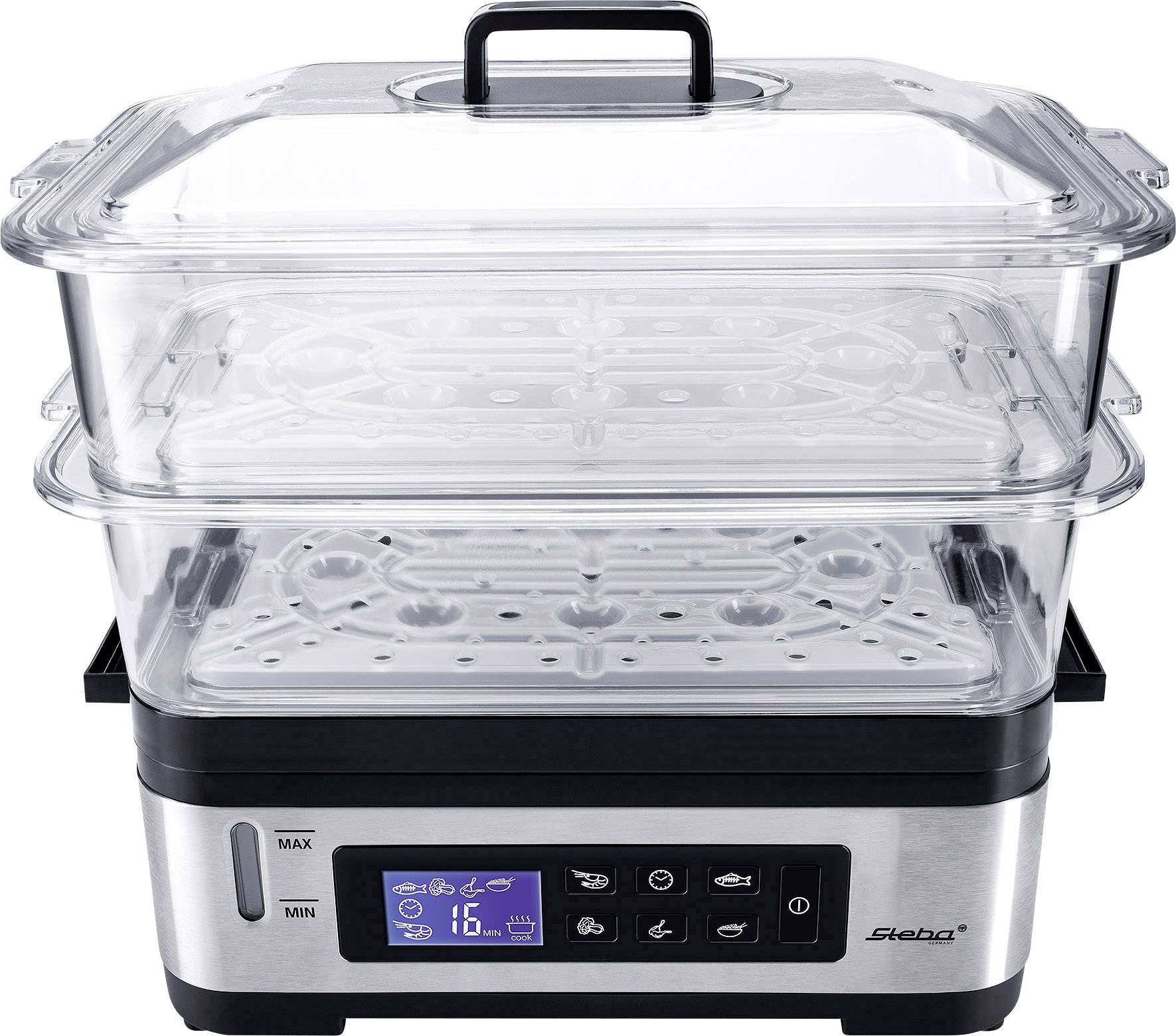 Steba DG 2 Vaporiera Funzione cucina riso Acciaio